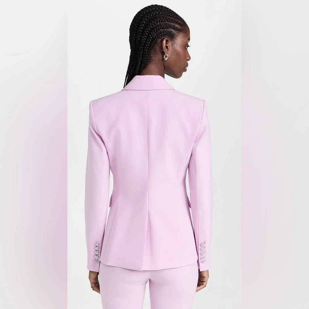 Veronica Beard purple Miller Dickey blazer in pale orchid - Picture 4 of 14